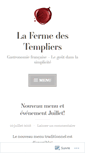 Mobile Screenshot of la-ferme-des-templiers.com